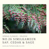No. 026 Similkameen Sap, Cedar, and Sage